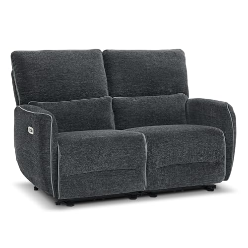 Image of MCombo 60 in Wall Hugger Reclining Loveseat Recliner, RV Sofa 6924 (D-Grey)
