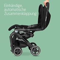 Maxi-Cosi Lara2 Baby Kinderwagen, 0–4 Jahre, 0–22 kg, federleichter, kompakter Buggy, 3 Liegepositionen, flache Liegeposition, klein zusammenklappbar, Schultergurt, Essential Black – Ansicht 3