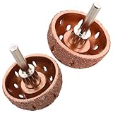 Healvian 2pcs Tungsten Steel Die Grinder Wheels Bowl-Shaped High-Speed Grinding Bits for Tire Buffing