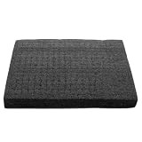 Adorainbow Vielseitige Schaumstoffeinlage Würfelschaumstoffplatte 500x300x30mm Schwarz Selbstgemacht Zuschnitt Stoßdämpfend für Koffer Kartons und Werkzeugkästen