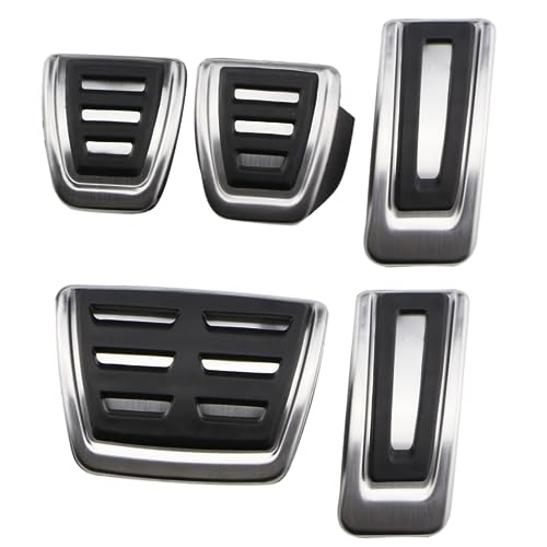 Protection de pédale pour Golf 7 MK7 et 7.5 LHD AT en acier inoxydable de voiture