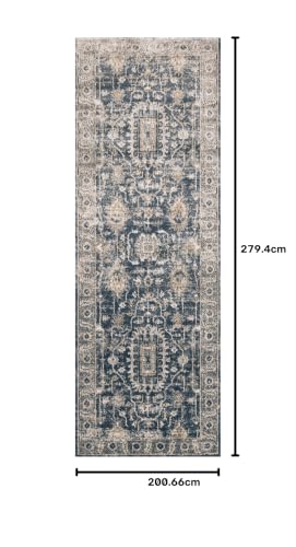 Image of Loloi Teagan Denim /Pebble 6'-7 inch x 9'-2 inch Area Rug