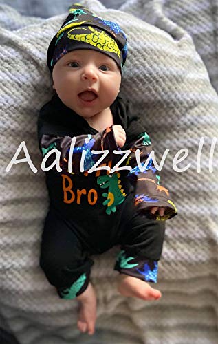 Aalizzwell Infant Baby Romper Jumpsuit Toddler Pants Set Brother Matching Outfits Boys Clothes3