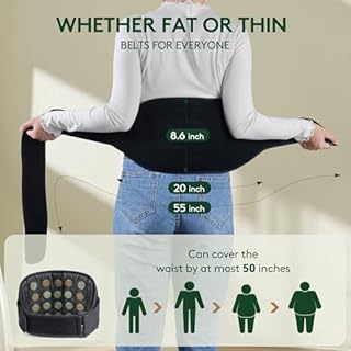 UTK Heating Pad for Back, Far Infrared Heating Pads with 20 Natural Jade Stones, Heating Fast, Hot Enough, Auto Shut Off, Smart Controller, 55'' Large Size Heat Pad for Back