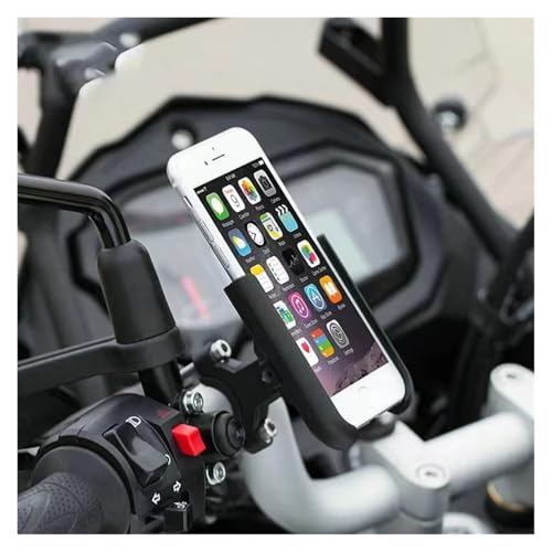 Support téléphone moto pour MT10 et gamme MT support de guidon en alu Silver-A - 4
