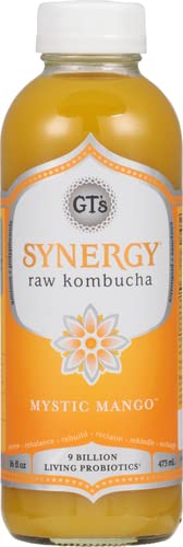 GT's Kombucha, Mystic Mango 16 Fl Oz
