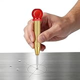 Handheld Automatic Center Punch with Cap – Premium Positioning Marking Tool for Metal & Woodworking, Ideal for DIY Workshop Projects & Precision Marking Tasks