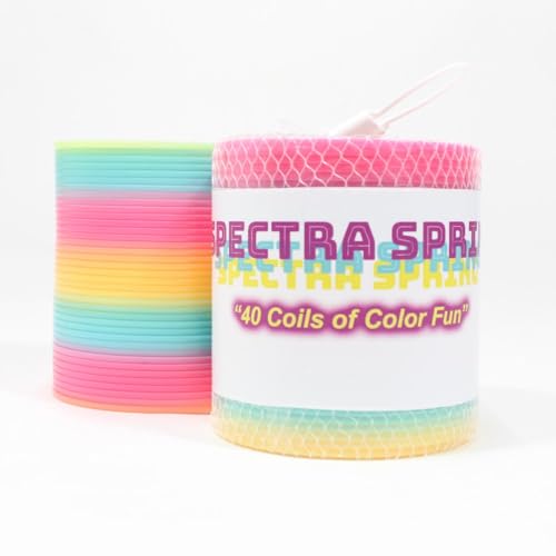 Ressorts de 8,6 cm Zeekio Spectra Spring arc-en-ciel pour des souvenirs partagés