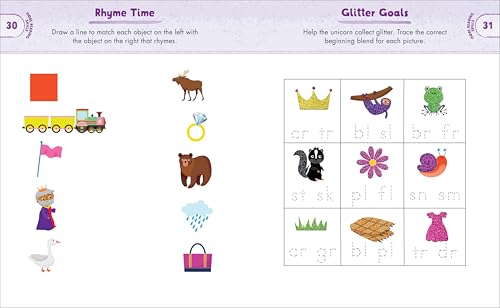 Callisto Kids Statum, Hillary Kindergarten Activity Book Unicorns: 75 Games To Practice Early Reading thumb #5