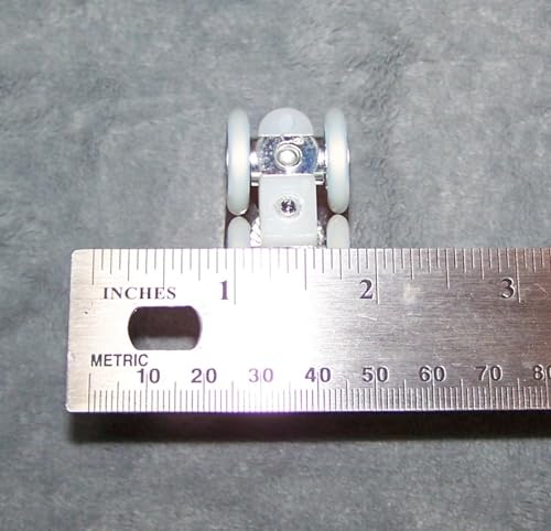 Plantation Shutter Track Rollers - 4 Ball Bearing Wheels - Thumbnail 5
