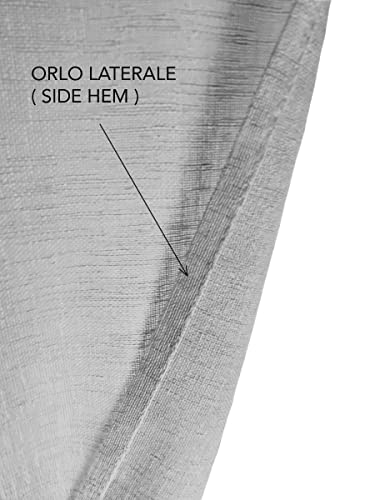 Tex family Coppia Tendina Vetro Moderna Larga 45 o...