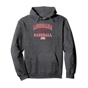 Louisiana Ragin’ Cajuns Baseball Strike Officially Licensed Pullover Hoodie