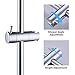 KES Shower Slide Bar with Five Function Massaging Hand Shower Head Adjustable Polished Chrome, F200-CH-C1
