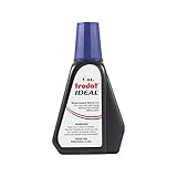 Trodat 45217  Ideal Premium Replacement Ink for Use with Most Self Inking and Rubber Stamp Pads, 1oz., Violet