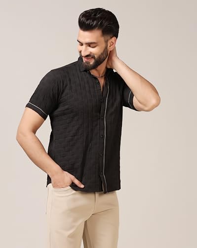 Image of TOPLOT Men's Regular Fit Casual Shirt