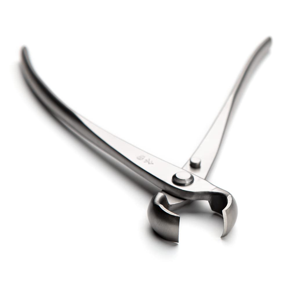 205 mm knob Cutter Round Edge Cutter Cortador de Perilla cóncavo Cortador de Borde Nivel de Calidad Profesional 4Cr13MoV Herramientas para bonsáis de Acero aleado Bonsai Tools