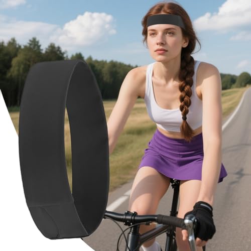 Diadema para correr | Bandas ligeras para el sudor, secado rápido, antideslizantes, para hombres y mujeres, uso doméstico al aire libre - imagen 3