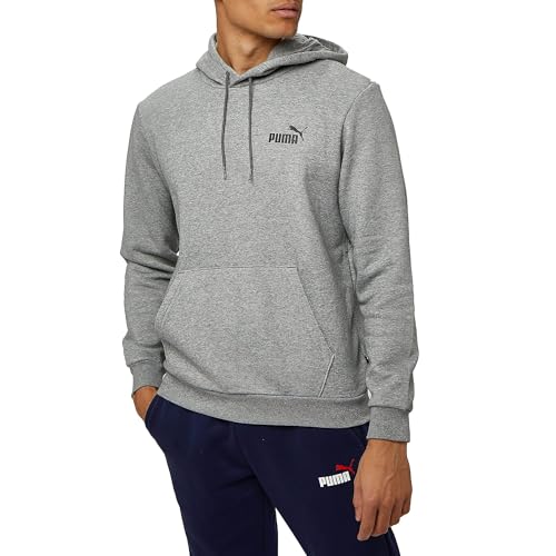 Image of PUMA Mens Essentials No. 1 Logo Hoodie Casual Outerwear Casual - Black