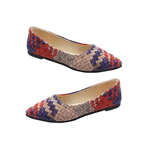 Zapatos planos de mujer estilo sencillo para usar en las cuatro estaciones del año