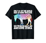 Rare Disease Awareness Warrior Survivor Zebra Tee