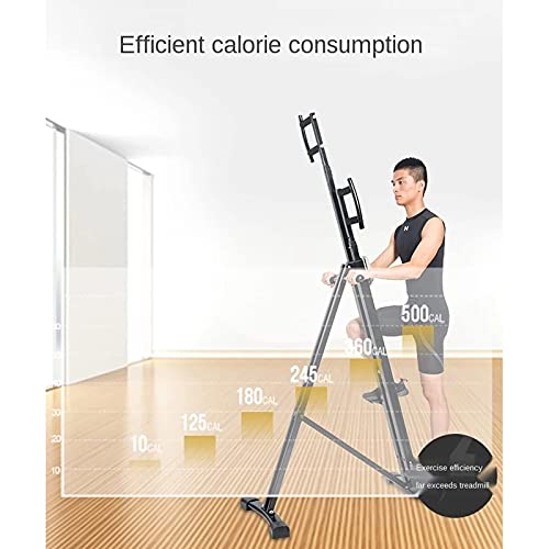 Image of Vertical Climber, Foldable Climbing Machine /Aerobic Exercise with LCD Monitor, 330LBS Weight Capacity Sturdy for Full Bo