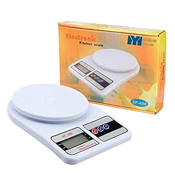 WENGTY Multipurpose Portable Electric Digital Kitchen Weighing Scale & Food Weight Machine for Health, Fitness, Home Baking & Cooking with 2 pieces Batteries Included