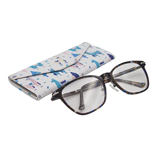 Image of Real Sic Glasses Case for Men and Women - Magnetic Folding Hard Shell Sunglass Holder - Inspired by Adorable Animals
