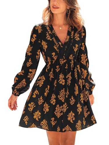 Robe d'automne fluide idéale pour vos sorties en terrasse