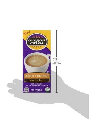 Oregon Chai Salted Caramel Chai Tea Latte Concentrate, 32 Fl Oz (Pack Of 6) #TOP7