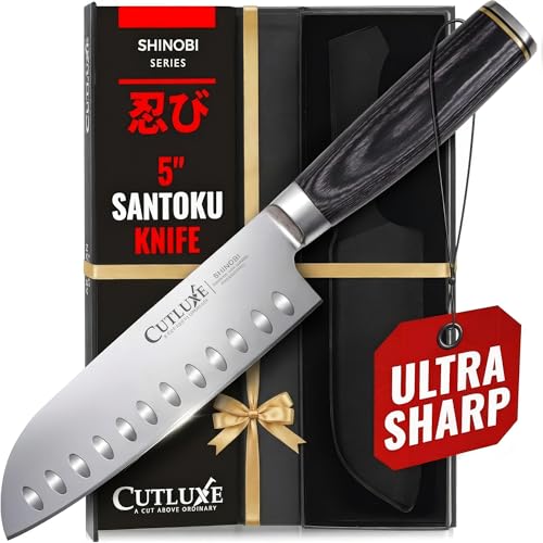 Santoku Knife – Ultra Sharp 5 Inch Meat and Vegetable