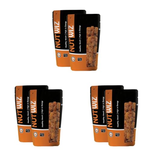 Image of Nutwiz Premium Raisins (Golden Raisins /Munakka, 500G), Fresh (Pack of 3)