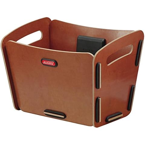 Cesta Manillar KLICKFIX 32x23x21.5cm Madera Cover
