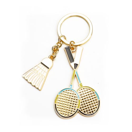 Tranbath Personalised Keychain for Women, Badminton Racket Keychain, Fun and Inspirational Keyring for Mum, Small Gifts for Sisters, Aunts, Daughters, Sentimental Gifts for Mum and Women Keyrings