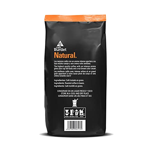CAFÉ NATURAL EN GRANO BURDET 1 KG - Imagen 3