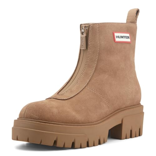 Hunter Women's Gemma, Medium Brown Suede, 11 Medium