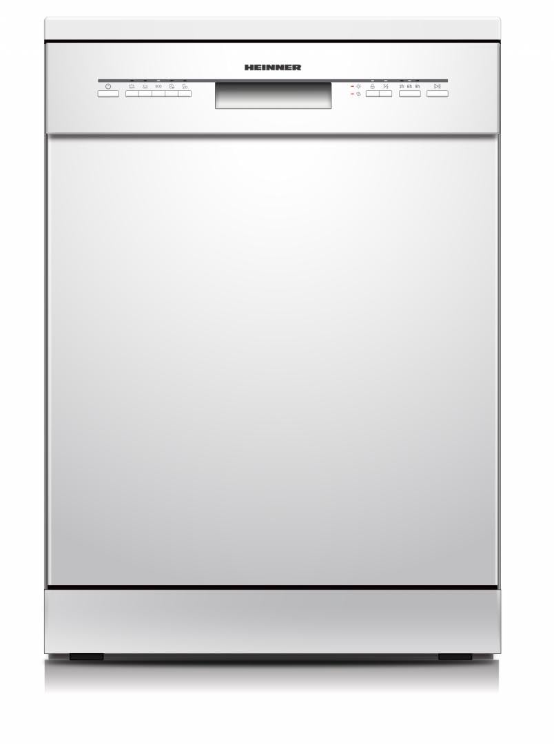 HDW-FSM60514WE++ Geschirrspüler – 14 Maßgedecke – Energieklasse E – 5 Programme – Halbbeladung – Startzeitvorwahl – AquaStop – Kindersicherung – 60 cm – Inox