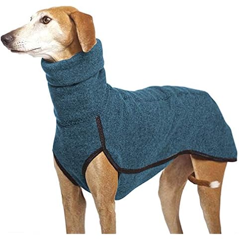 Esobo Warm Pet Clothes Winter Dog Coat Soft Shirt Vest for Small Medium Large Dogs (S, Lake Blue) Cover
