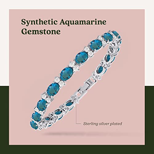 Kezef BTN0752-7SAQWCZ-BRS Tennis Bracelets For Women thumb #1