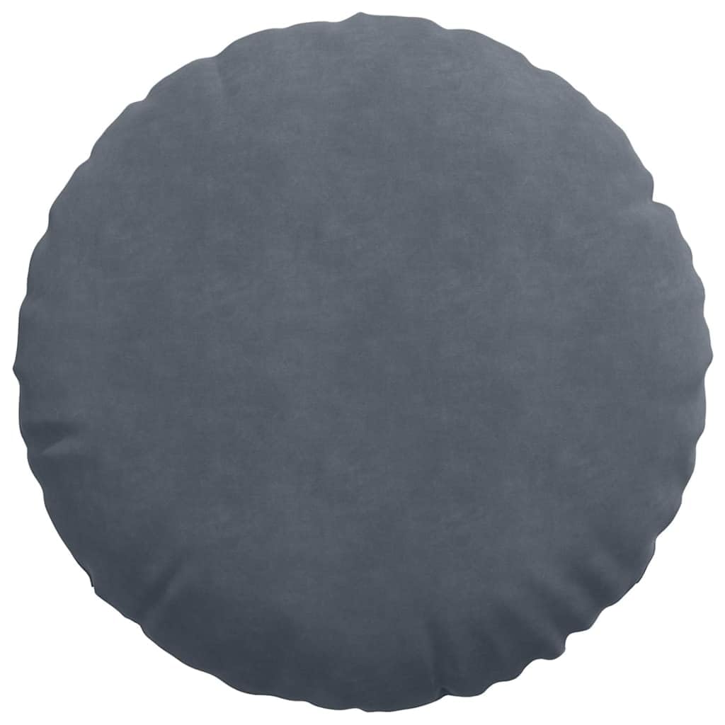 Juego de 2 cojines para el suelo, 80 x 29 cm, color gris oscuro