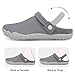 Besroad Quick Drying Drainage Water Shoes Pool Swimming Slip on Sandals Fashion Sneakers for Men Women Grey 11.5 Women/10.5 Men