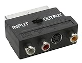 Producto de calidad InLine Adaptador euroconector 89953 (entrada/salida) a 3 conectores RCA hembra y 1 conector S-VHS.