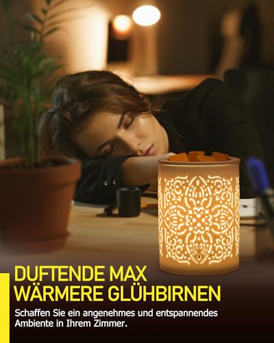 Bonlux Leuchtmittel E14 10W Backofenlampe T22 Kühlschrank Glühbirne T20 Salzlampe Birne Dimmbar Salzkristalllampe Glühbirne 10 Watt Scentsy Birne 300 Grad Ofenbirne 220-240V Warmweiß 2700K 4 Stück
