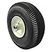 Tubed Pneumatic Wheel, 10 in. Dia, 350 lb.