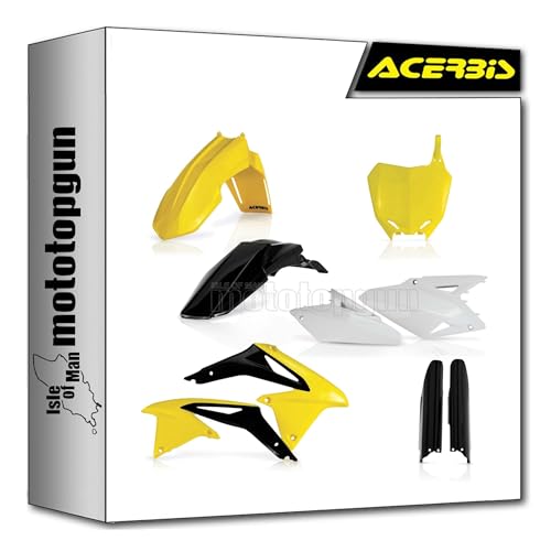 Cache carénage Acerbis pour réparer Suzuki RM-Z 450 suite à une chute