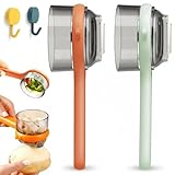 2026 New Kitchen Special Fruit Peeler with Box Storage(Includes Two Hooks), Upgrade Vegetable Peelers with Catcher Peeler, Double-Sided Stainless Steel Multi-Function Peelers (Orange+Green)
