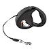 Weetall Retractable Dog Leash, 16FT Dog Walking Leash for Small Medium Large Pet Dogs, Break & Lock System Comfortable Grip for Women Men, Heavy Duty Dog Training Leash 100% Nylon Black