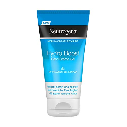 Neutrogena Hydro Boost Hand Creme Gel, Hyaluron Komplex, 2er Pack (2 x 75 ml)