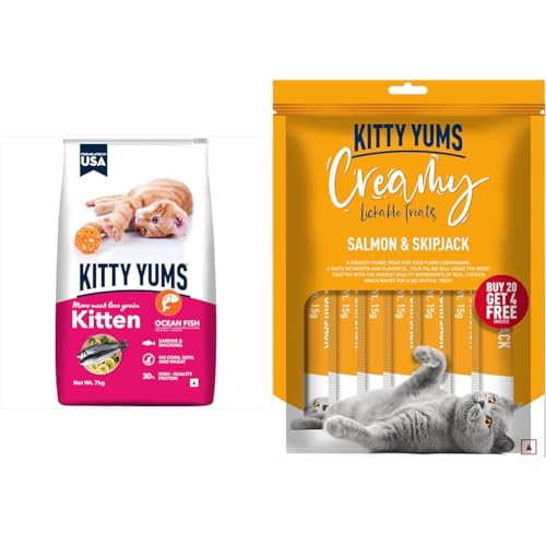 Image of Kitty YUMS Kitten & Adult Creamy Treats (Salmon & Tuna)