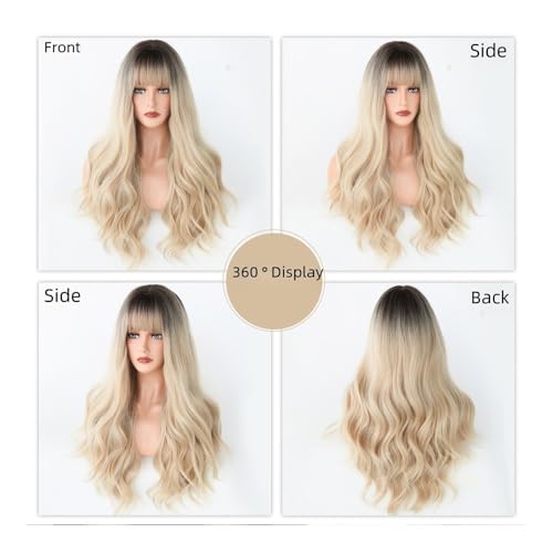 Perruque cheveux humains solution volume pour cheveux longs bouclés bruns - 2