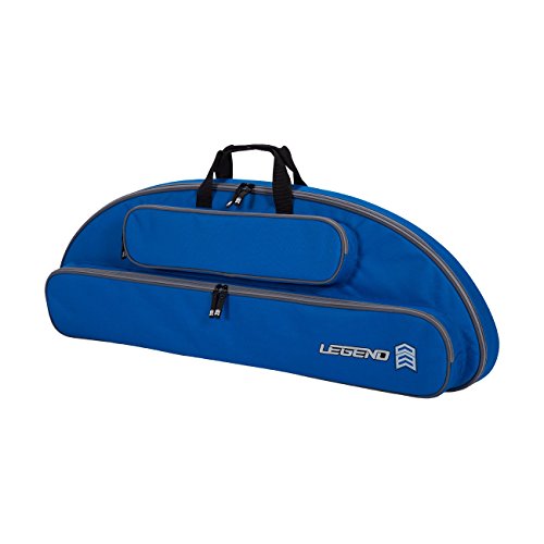 Legend Wolf Genesis Compound Bow Case - NASP Archery Bow Bag for Genesis Bows - Protective Travel Bags for Gear with External Pockets, Thick Padding, Backpack Straps, Nylon Lining - 37-Inch Interior